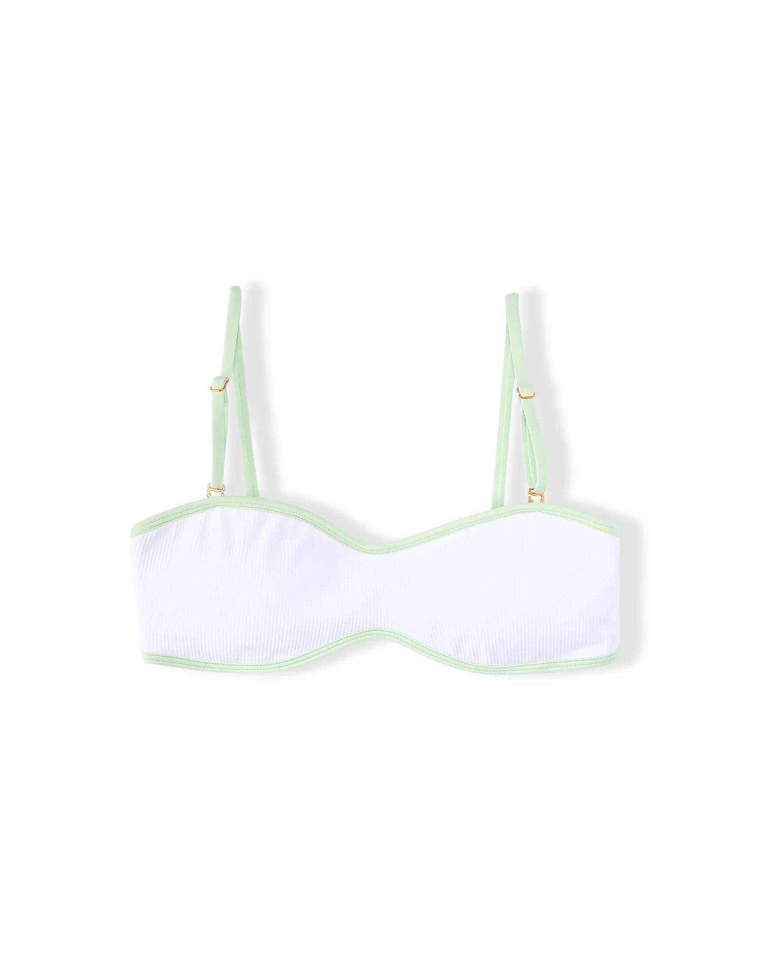 Youth Sydney Ribbed Swim Set - Cloud/Mint - Image 6